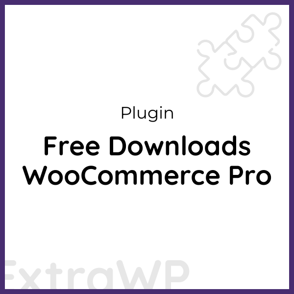 Free Downloads WooCommerce Pro