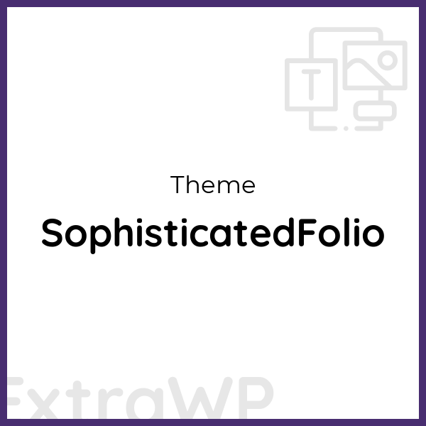 SophisticatedFolio