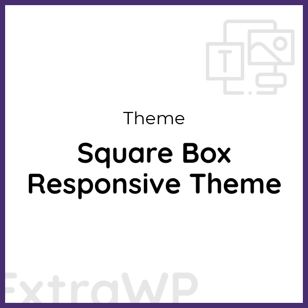 Square Box Responsive Theme