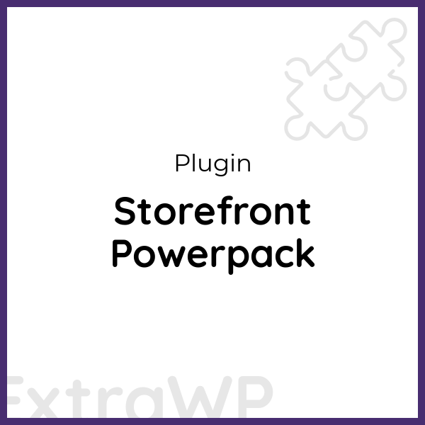 Storefront Powerpack