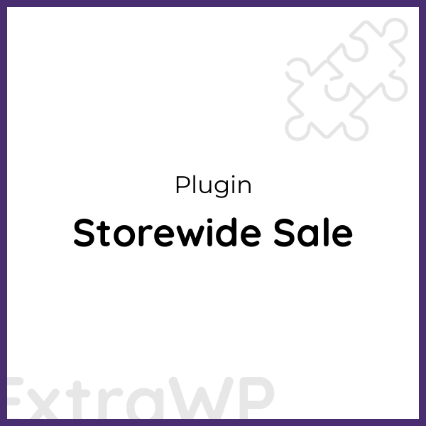 Storewide Sale