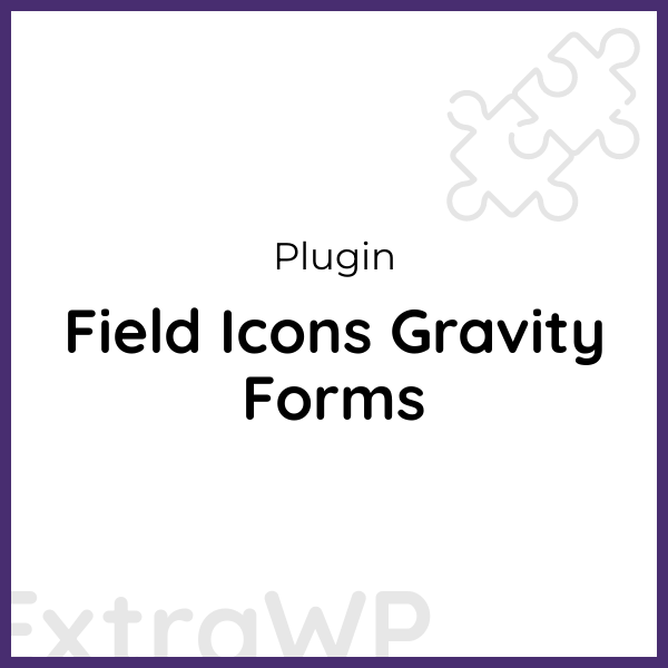 Field Icons Gravity Forms