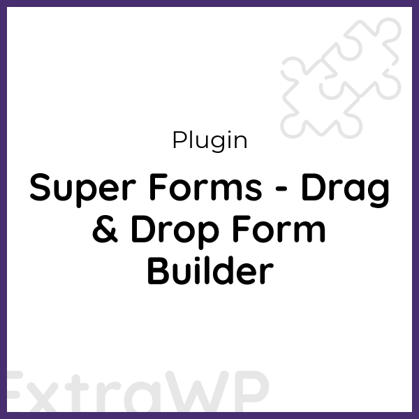 Super Forms - Drag & Drop Form Builder