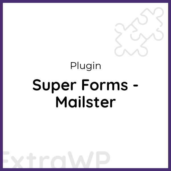 Super Forms - Mailster