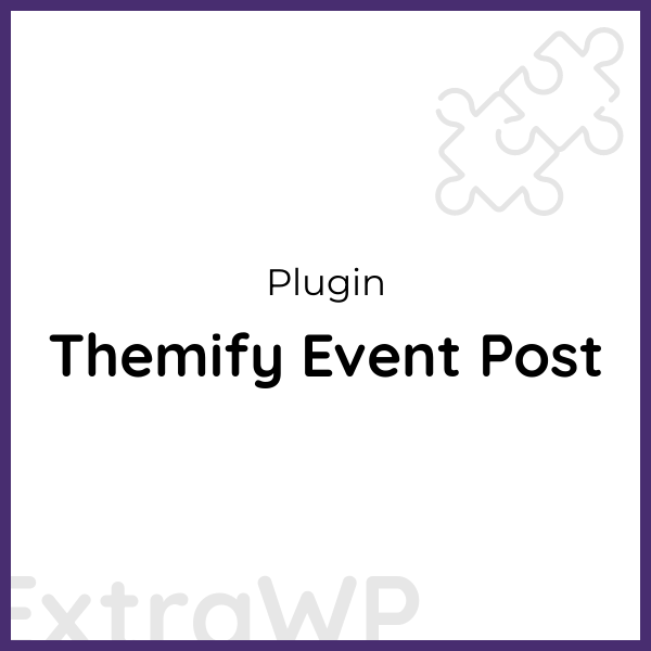 Themify Event Post