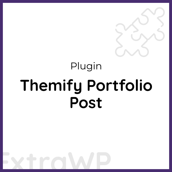 Themify Portfolio Post