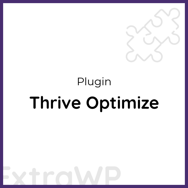 Thrive Optimize