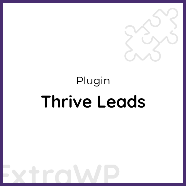 Thrive Leads