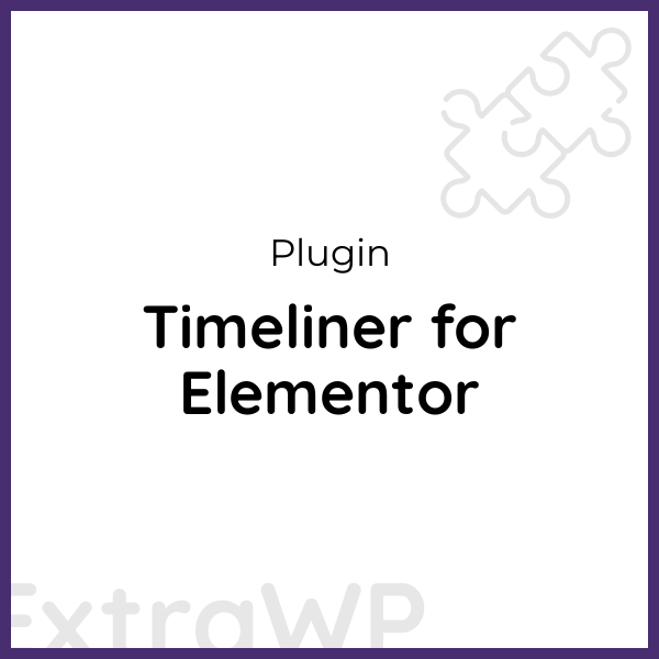 Timeliner for Elementor