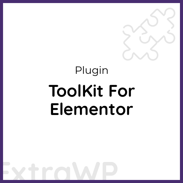 ToolKit For Elementor