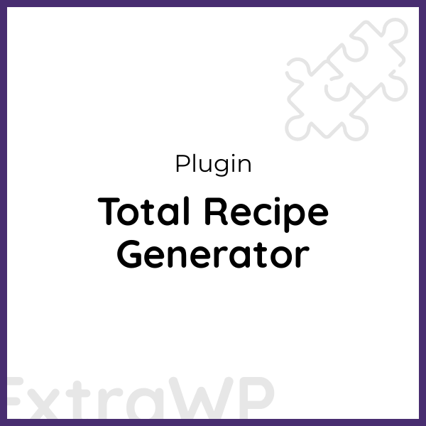 Total Recipe Generator