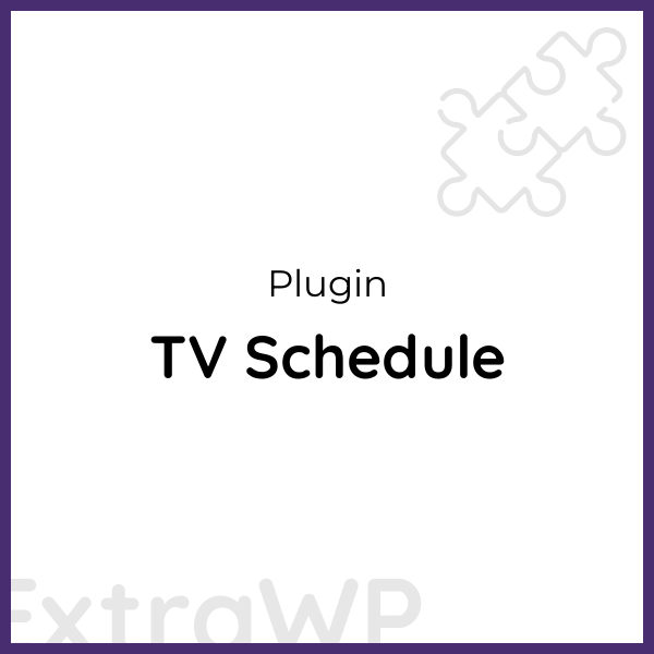 TV Schedule