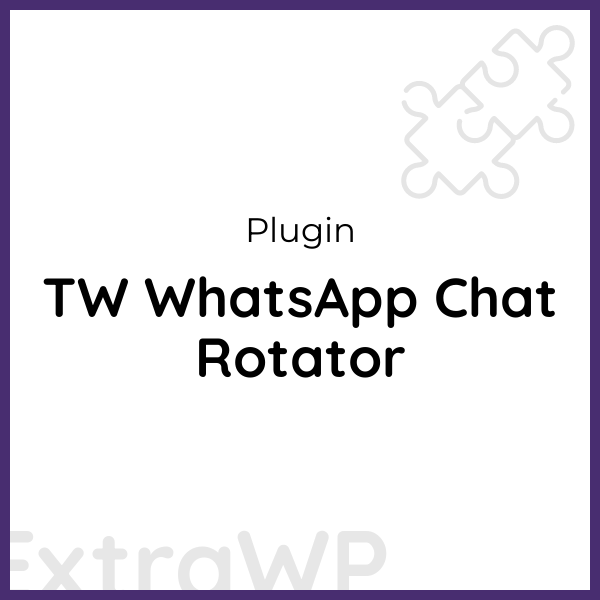 TW WhatsApp Chat Rotator