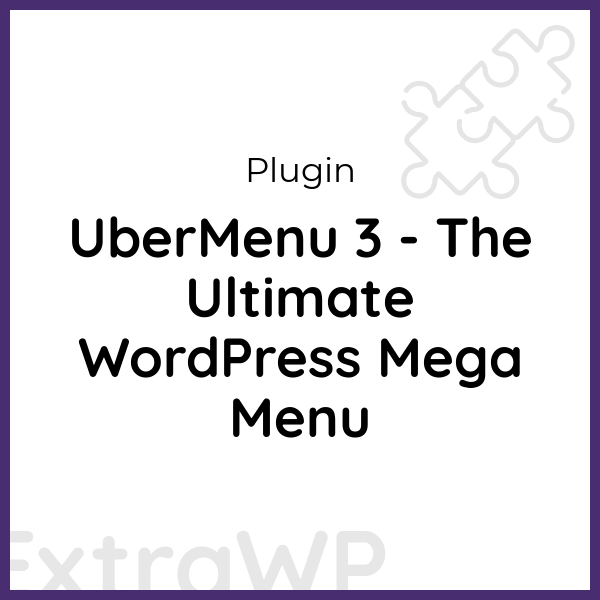 UberMenu 3 - The Ultimate WordPress Mega Menu