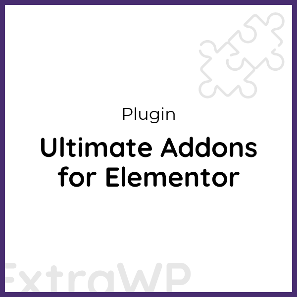 Ultimate Addons for Elementor