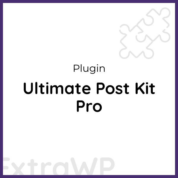 Ultimate Post Kit Pro