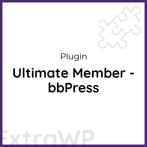 Ultimate Member - bbPress