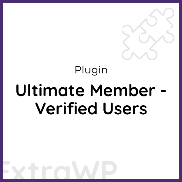 Ultimate Member - Verified Users