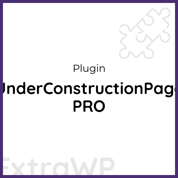 UnderConstructionPage PRO