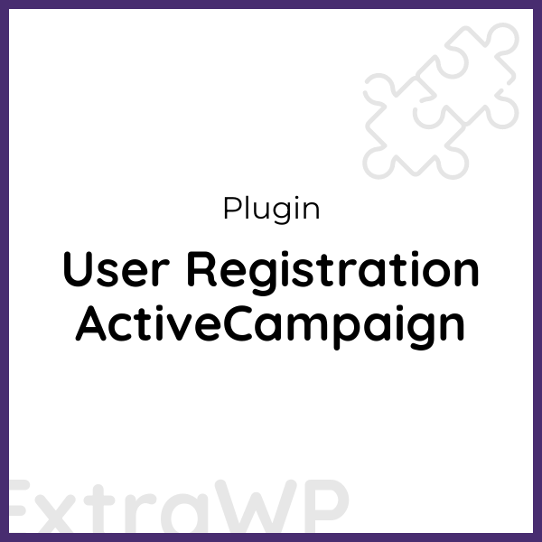 User Registration ActiveCampaign