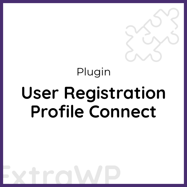 User Registration Profile Connect