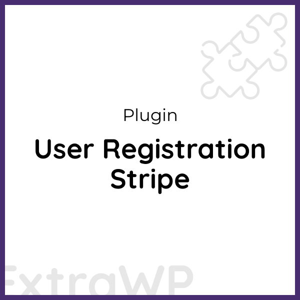 User Registration Stripe