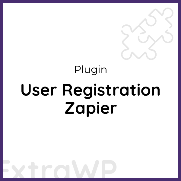 User Registration Zapier