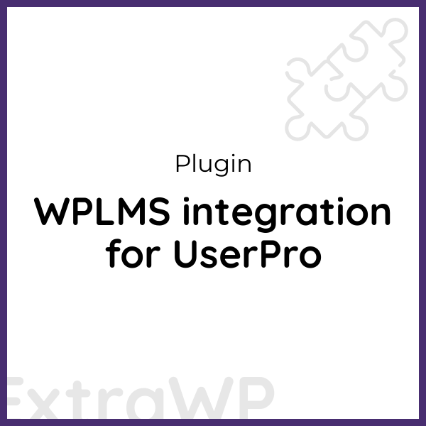 WPLMS integration for UserPro