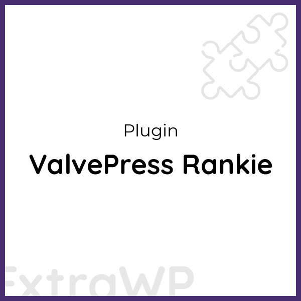 ValvePress Rankie