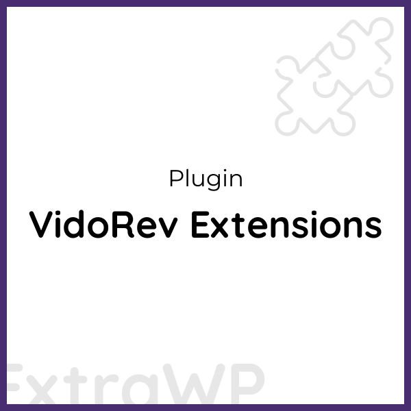 VidoRev Extensions