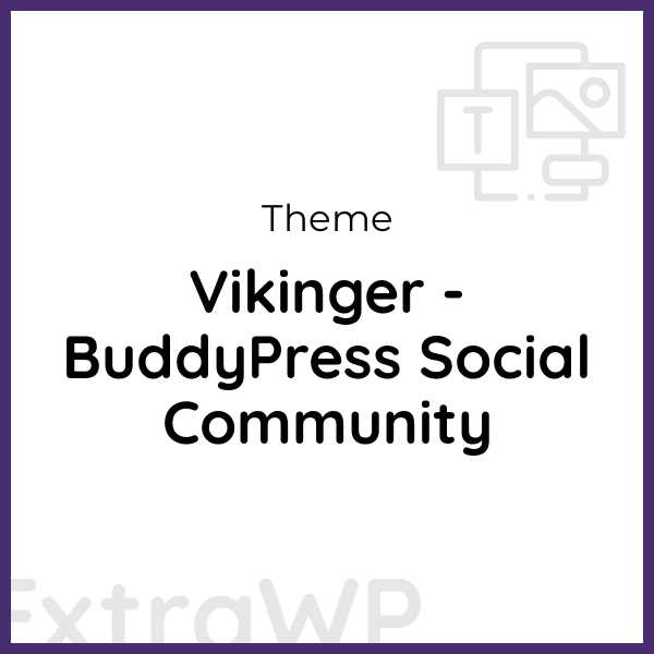 Vikinger - BuddyPress Social Community