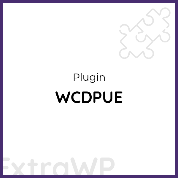 WCDPUE