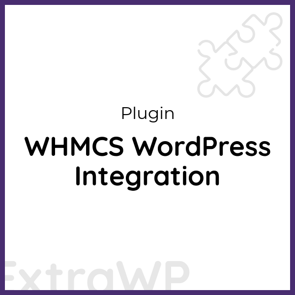 WHMCS WordPress Integration