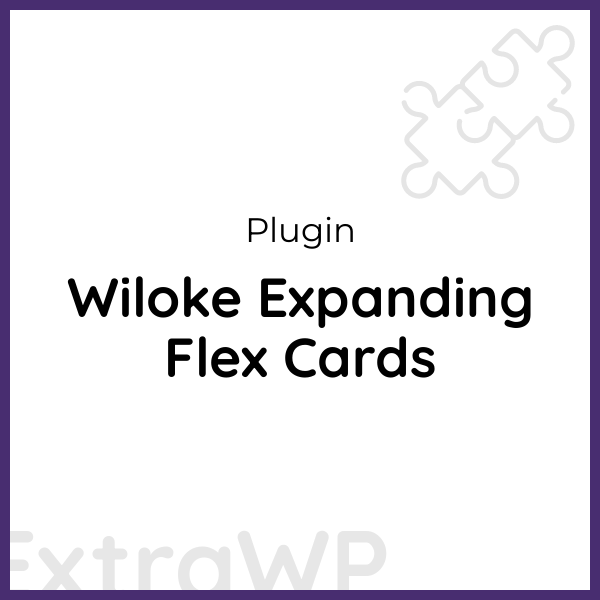 Wiloke Expanding Flex Cards