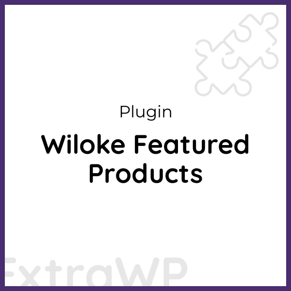 Wiloke Featured Products
