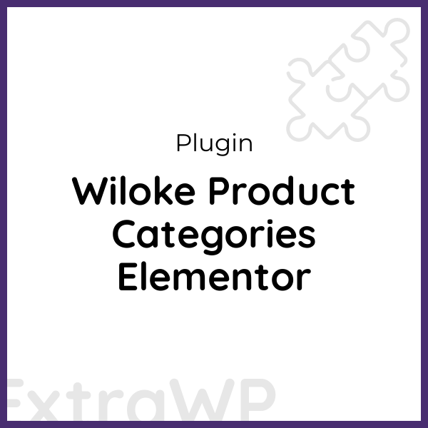 Wiloke Product Categories Elementor