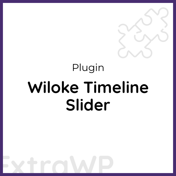 Wiloke Timeline Slider