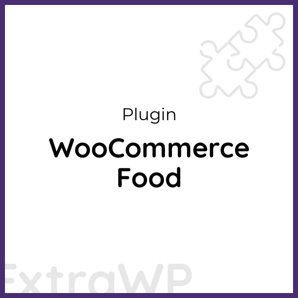 WooCommerce Food