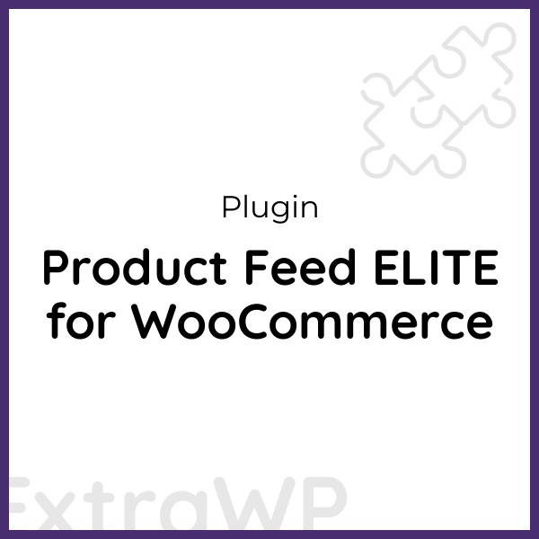 Product Feed ELITE for WooCommerce