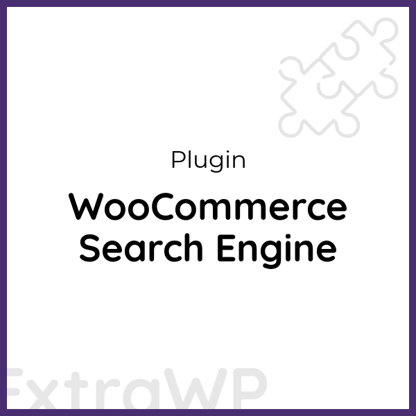 WooCommerce Search Engine