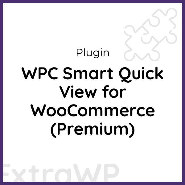 WPC Smart Quick View for WooCommerce (Premium)