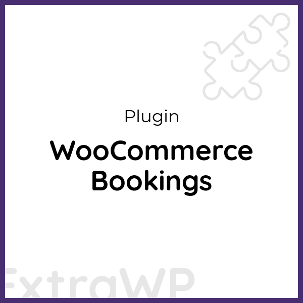 WooCommerce Bookings