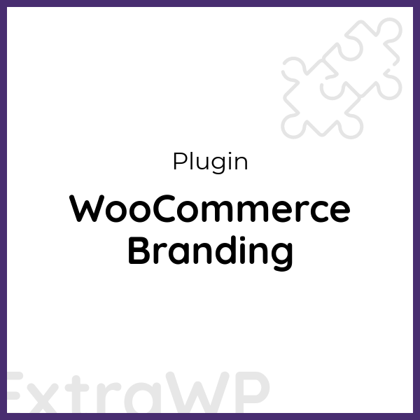 WooCommerce Branding