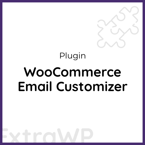 WooCommerce Email Customizer