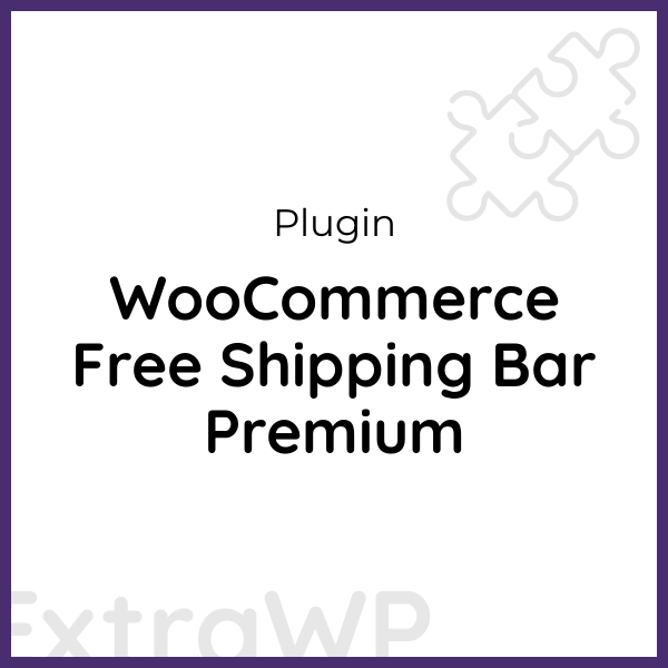 WooCommerce Free Shipping Bar Premium