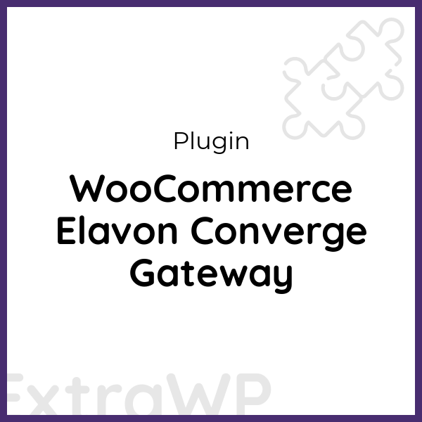 WooCommerce Elavon Converge Gateway