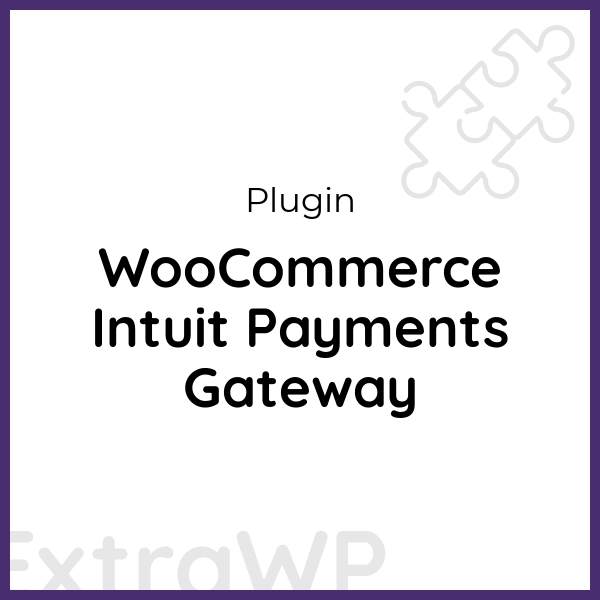 WooCommerce Intuit Payments Gateway