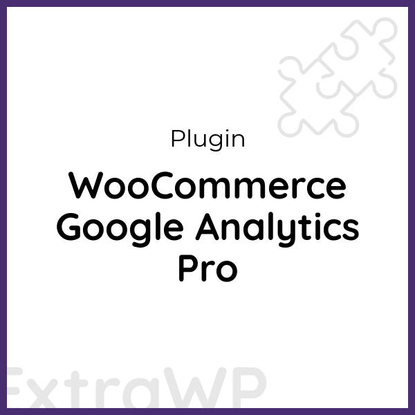 WooCommerce Google Analytics Pro