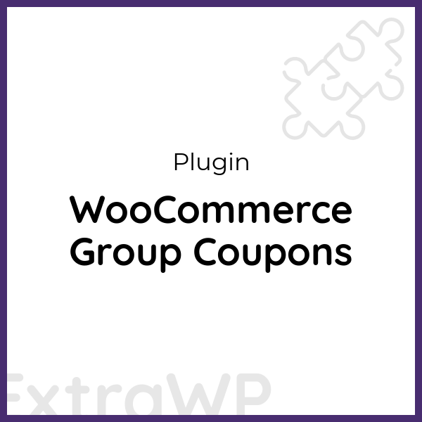 WooCommerce Group Coupons