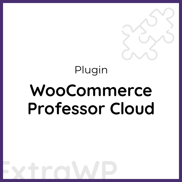 WooCommerce Professor Cloud